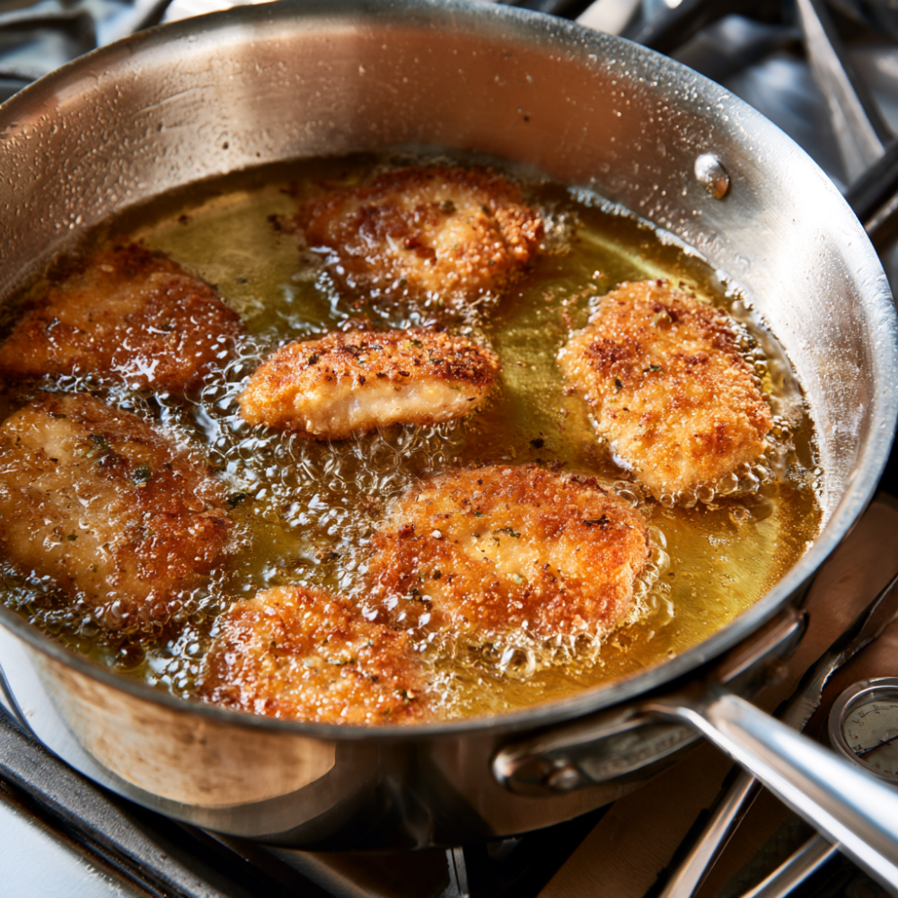 Italian Chicken Cutlets-pan fried