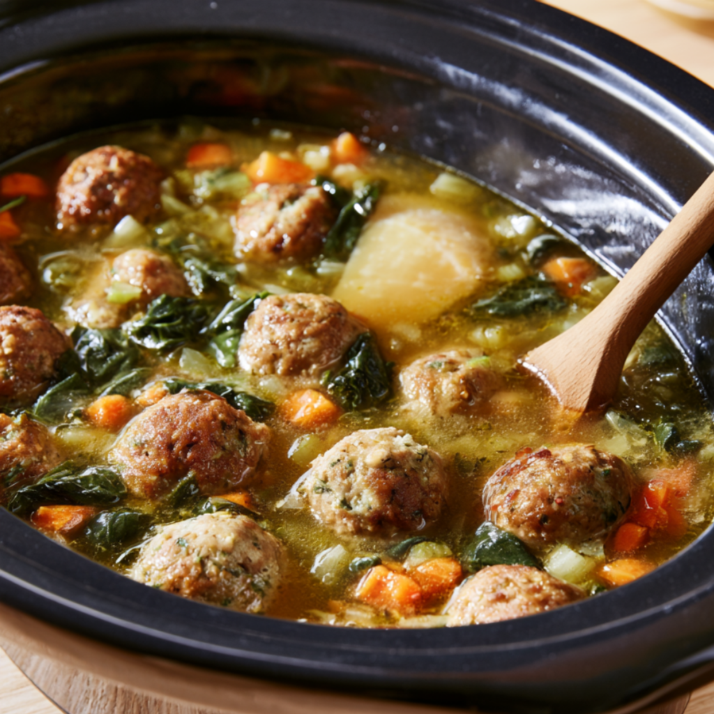 Italian Wedding Soup Crock Pot