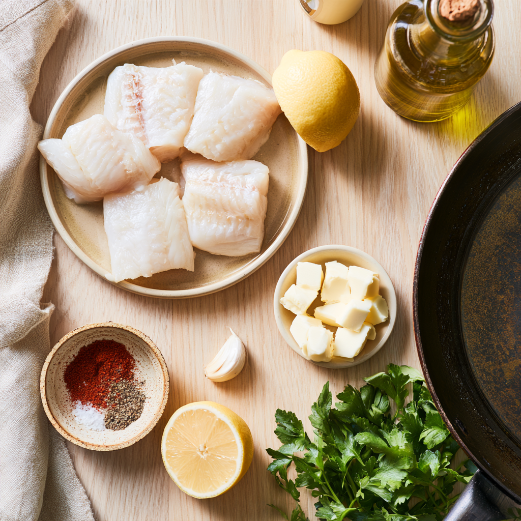 Lemon Butter Cod-Ingredients