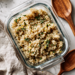 Lemon Herb Quinoa Meal Prep