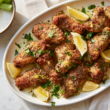 Lemon Pepper Chicken Wings Recipe-platter