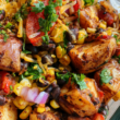 Loaded Potato Taco Bowl Meal Prep-closeup