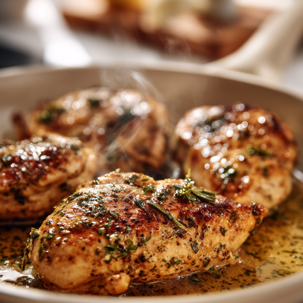 Mediterranean Greek Lemon Chicken Recipe-Closeup