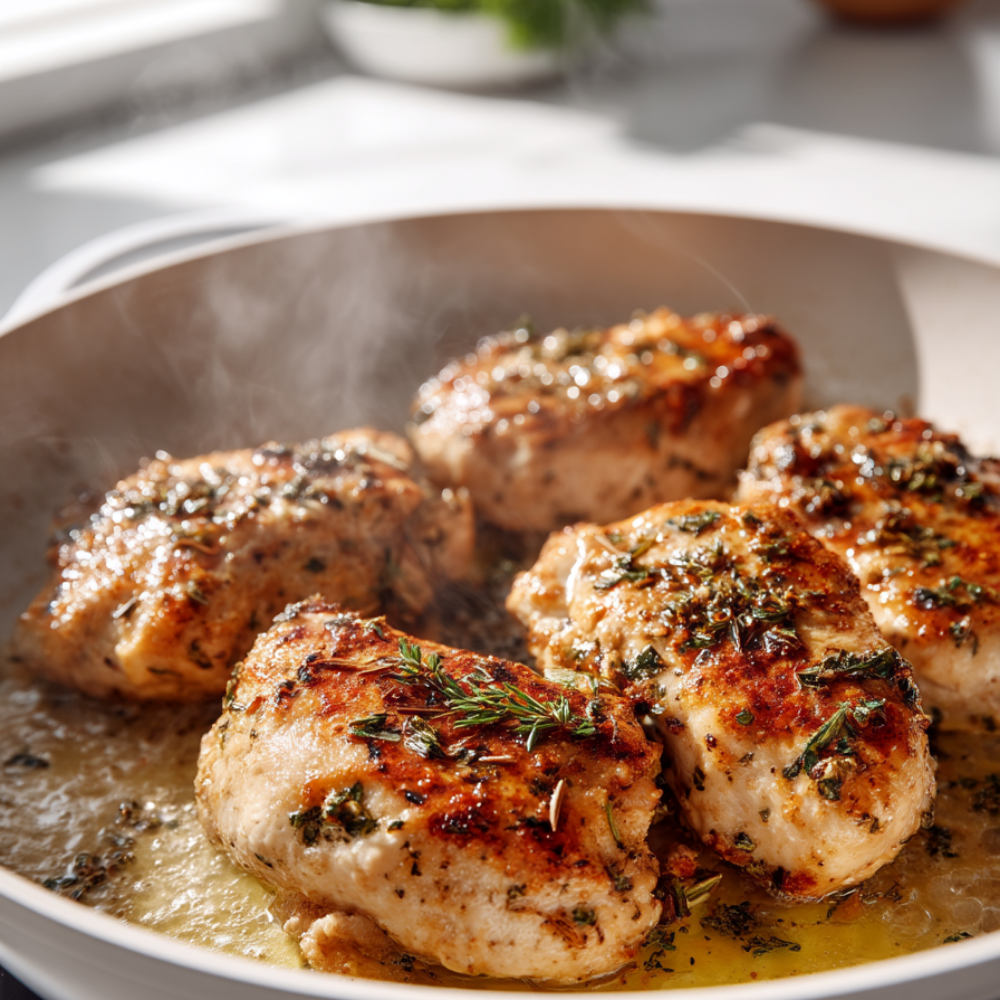 Mediterranean Greek Lemon Chicken Recipe-One-Pan