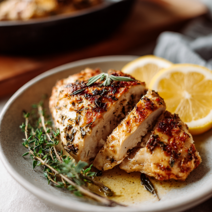 Mediterranean Greek Lemon Chicken Recipe-plated