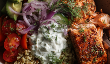 Mediterranean Salmon Bowl Recipe