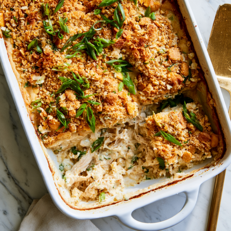 Million Dollar Chicken Breast Casserole baked