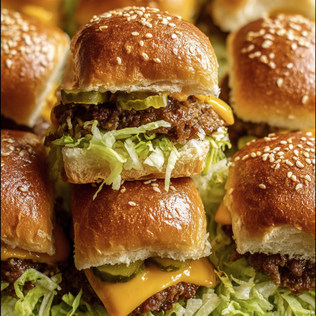 Mini Burger Sliders-game day