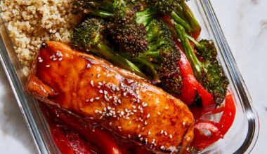Miso Glazed Salmon Meal Prep Bowl