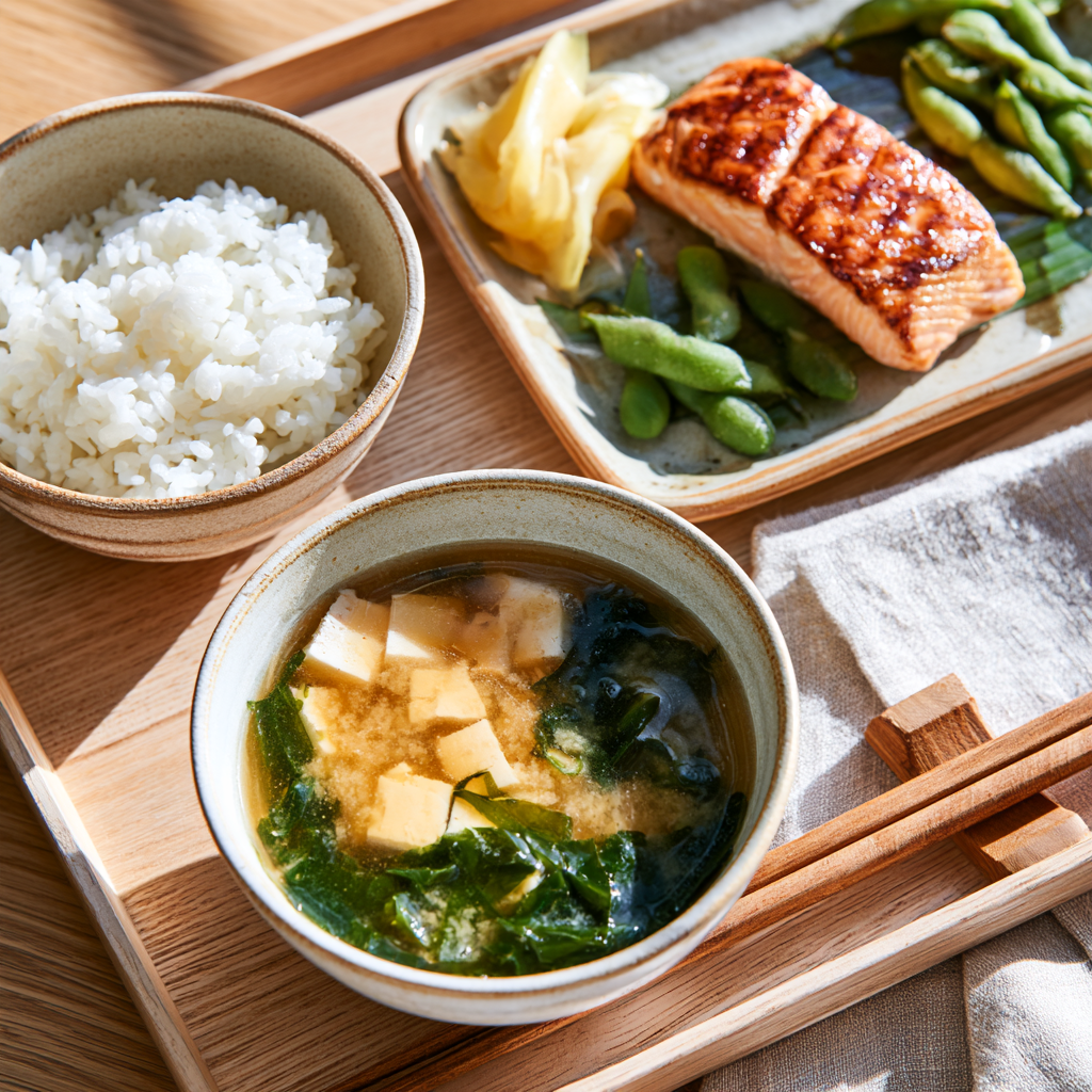 Miso Soup with a complete meal