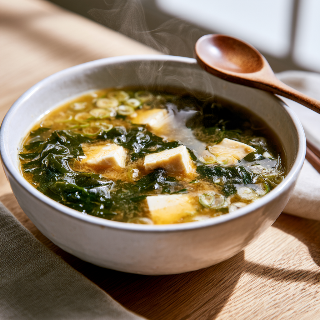 Miso soup Served