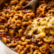 One-Pot Chili Mac-closeup