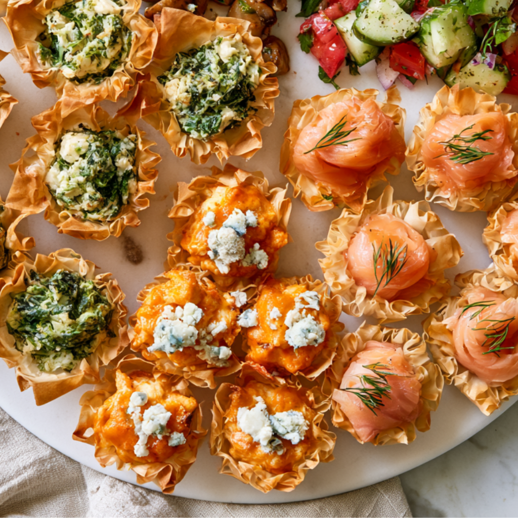 Phyllo Cup appetizers