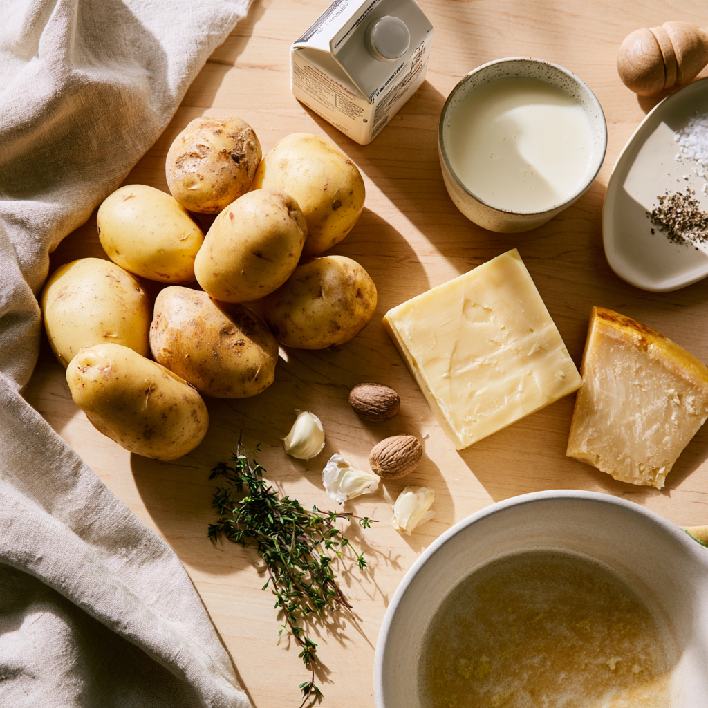 Potatoes Au Gratin-ingredients