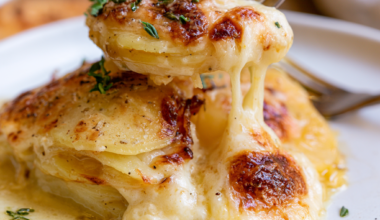 Potatoes Au Gratin-plated