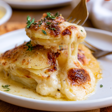 Potatoes Au Gratin-plated
