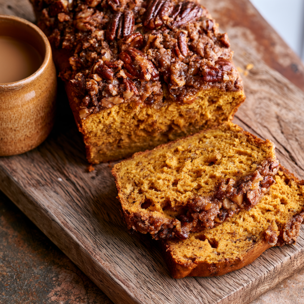 Pumpkin banana bread