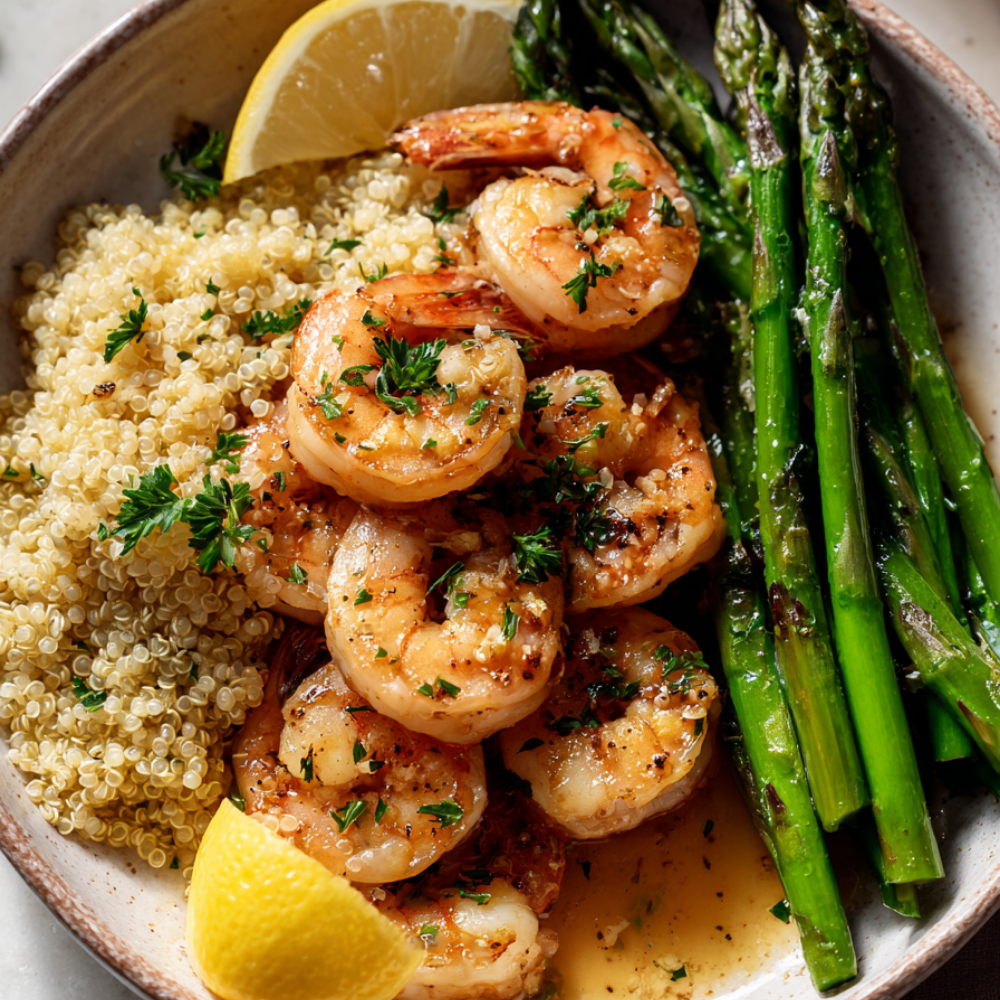 Quinoa and Shrimp Dishes