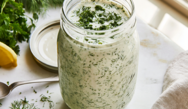 Ranch Dressing Recipe (Mason Jar)