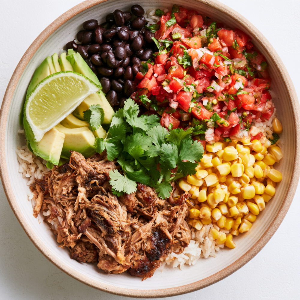 Recipe 1_ Crockpot Pork Carnitas Burrito Bowl
