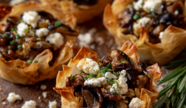 Recipe 2_ Mushroom and Feta Stuffed Phyllo Cups — 3g Protein