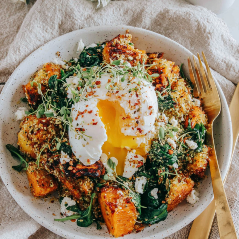 Recipe 3 Sweet Potato Hash Quinoa Breakfast Bowl