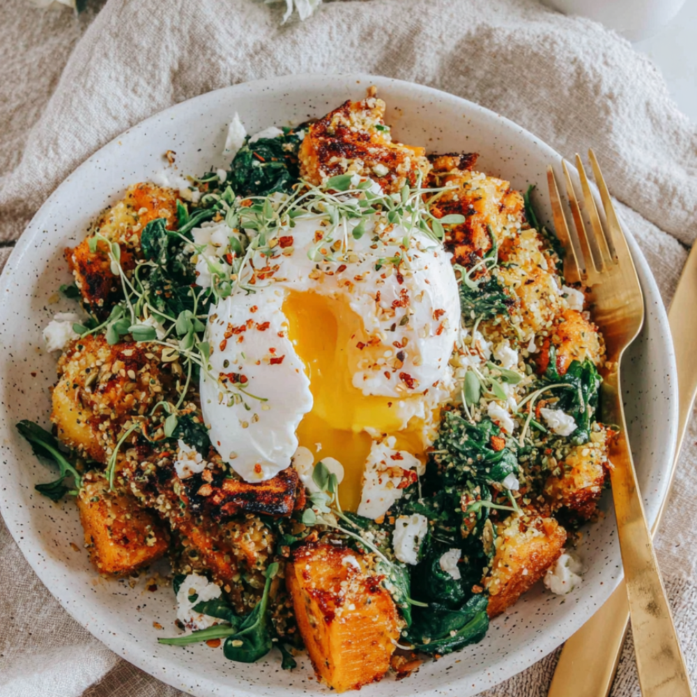 Recipe 3 Sweet Potato Hash Quinoa Breakfast Bowl