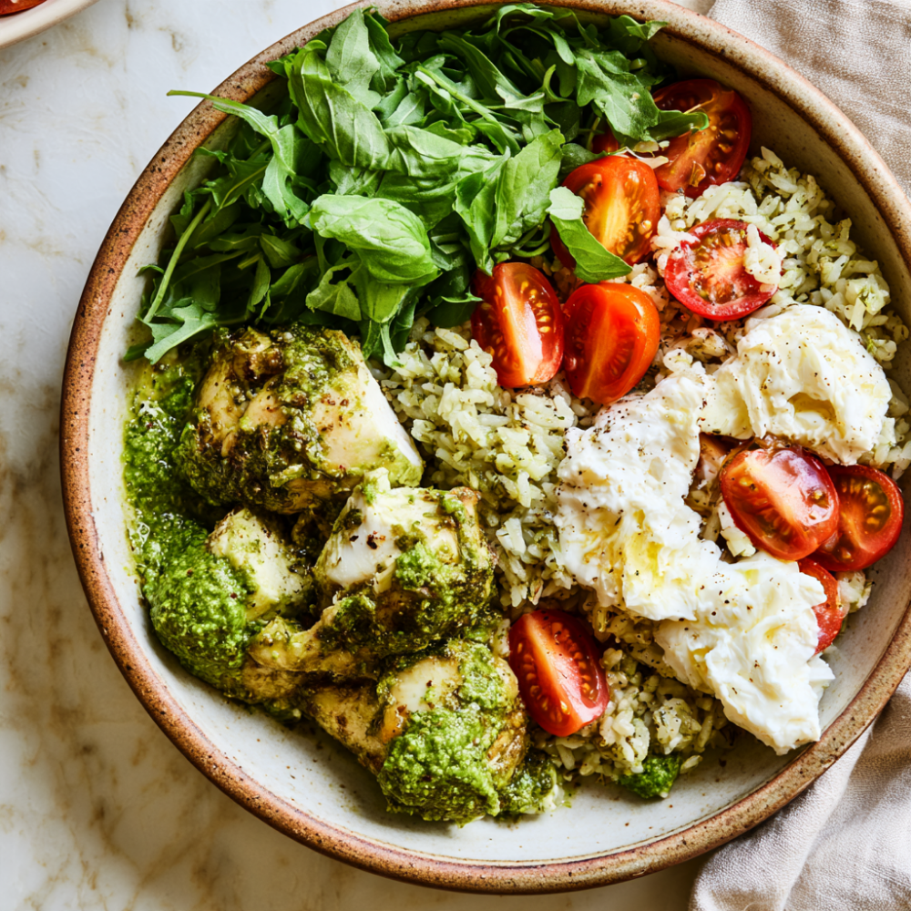 Recipe 8_ Pesto Chicken Rice Bowl