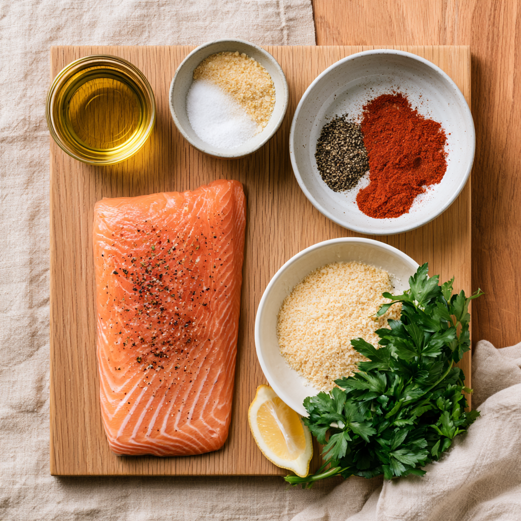 Salmon Bites Air Fryer Recipe-Ingredients
