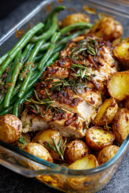 Sheet Pan Chicken and Potatoes Meal Prep Bowls