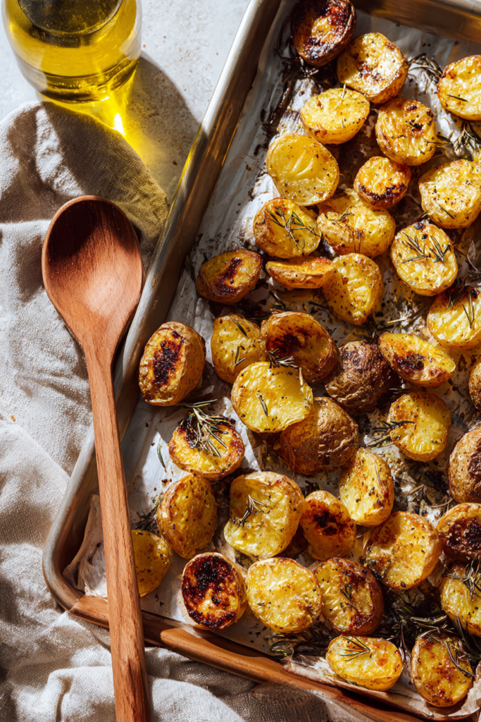 Sheet Pan Chicken and Potatoes -potatoes