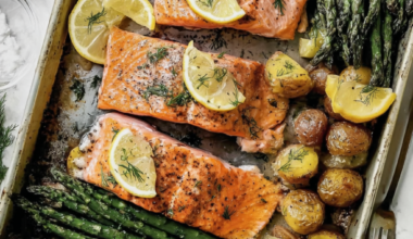 Sheet Pan Salmon — One Pan with Crispy Potatoes & Asparagus-sheet pan