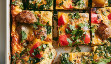 Sheet Pan Veggie Frittata