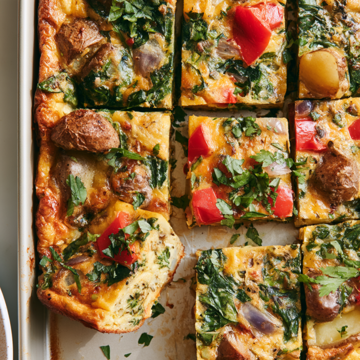 Sheet Pan Veggie Frittata