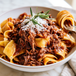 Short Rib Ragu Recipe-Served