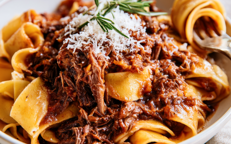 Short Rib Ragu Recipe-Served