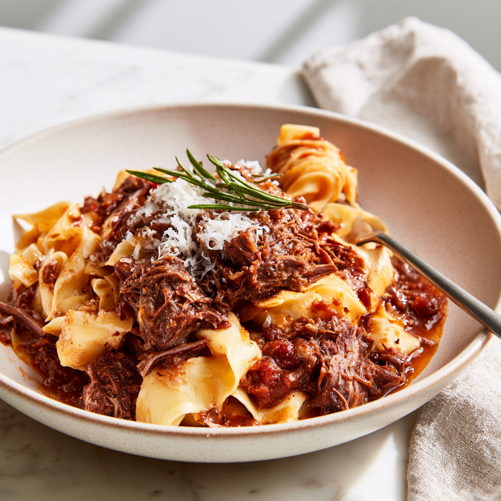 Short Rib Ragu Recipe with Pasta