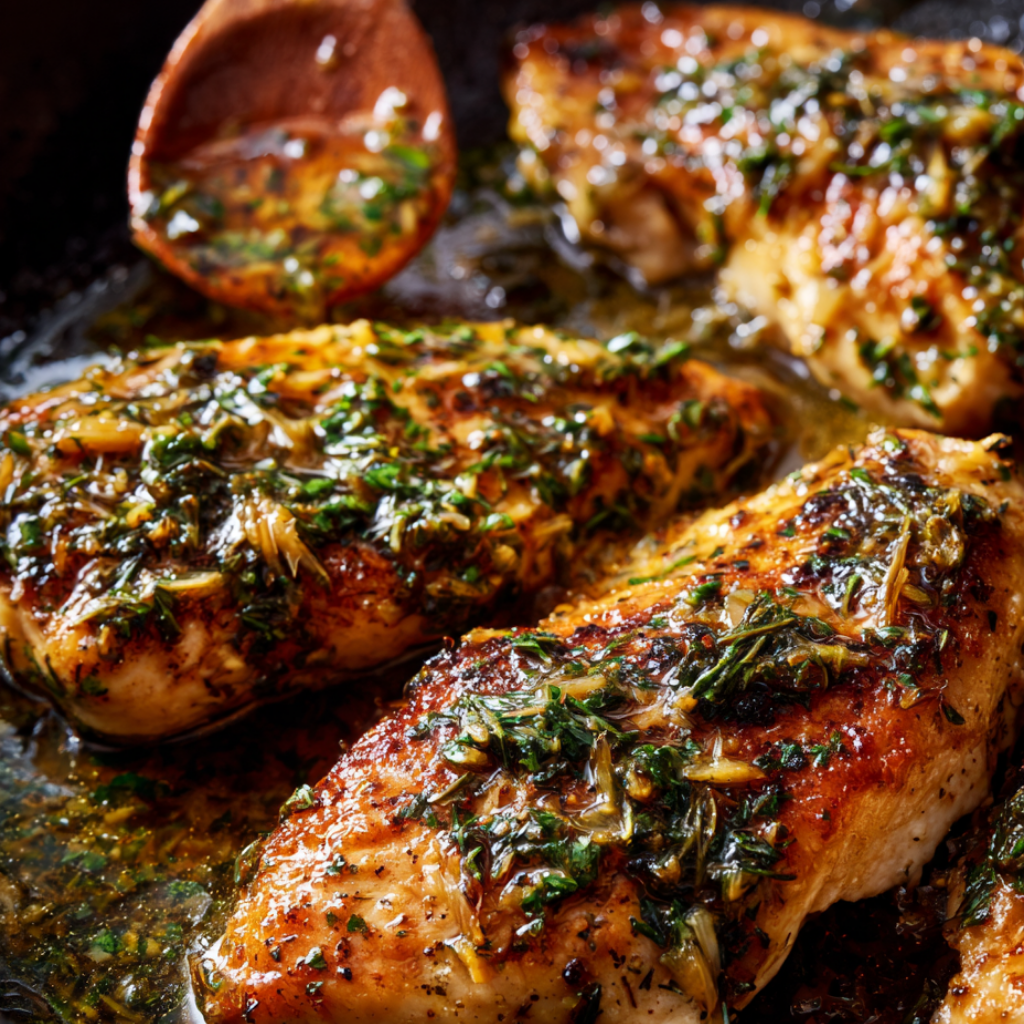 Skillet Cowboy Butter Chicken-closeup