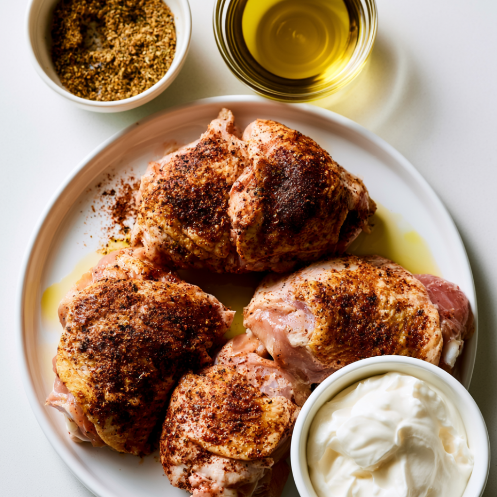 Slow Cooker Chicken Shawarma-ingredients