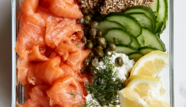 Smoked Salmon Bowl Meal Prep Box