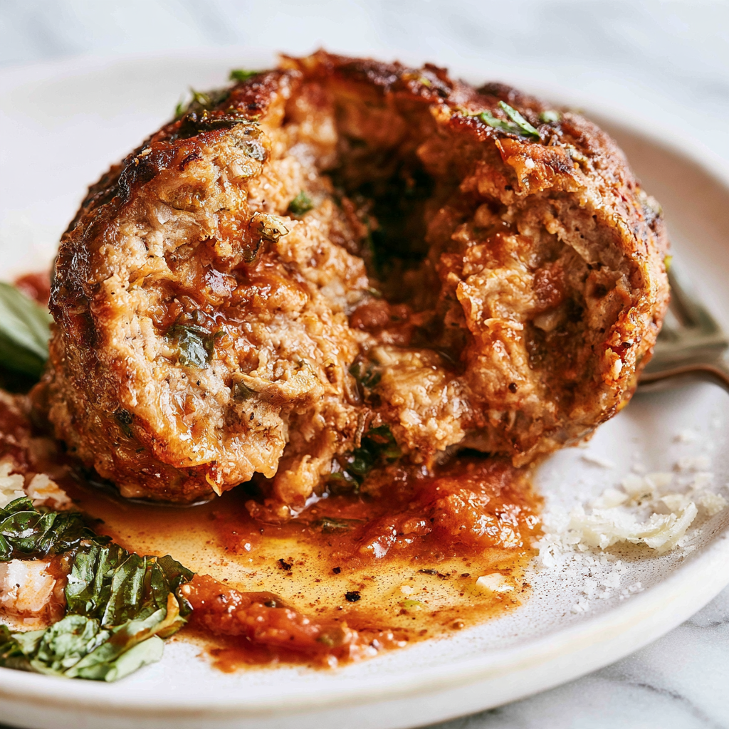Spaghetti & Meatballs -Closeup