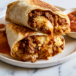 Spicy Chorizo and Egg Breakfast Burritos