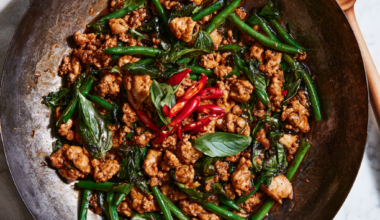 Spicy Thai Basil Chicken (Pad Krapow Gai)