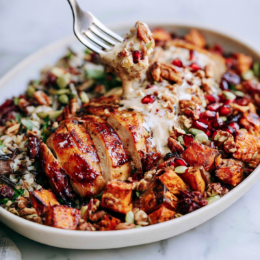 Sweet Potato Bowl with Smoky Cinnamon-Maple Chicken Recipe-Bowl