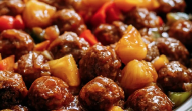 Sweet and Sour Meatballs Crockpot-slow cooker