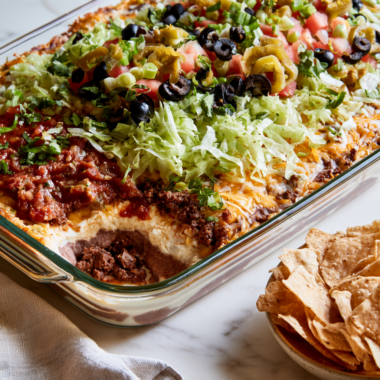 Taco Dip With Ground Beef Recipe