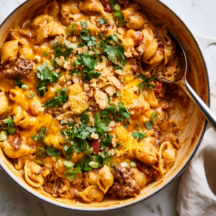 Taco Pasta Recipe-dutch oven