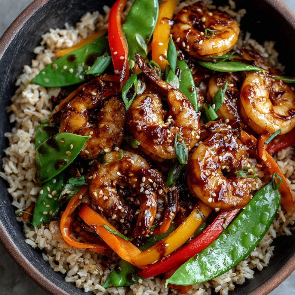 Teriyaki Shrimp Bowl