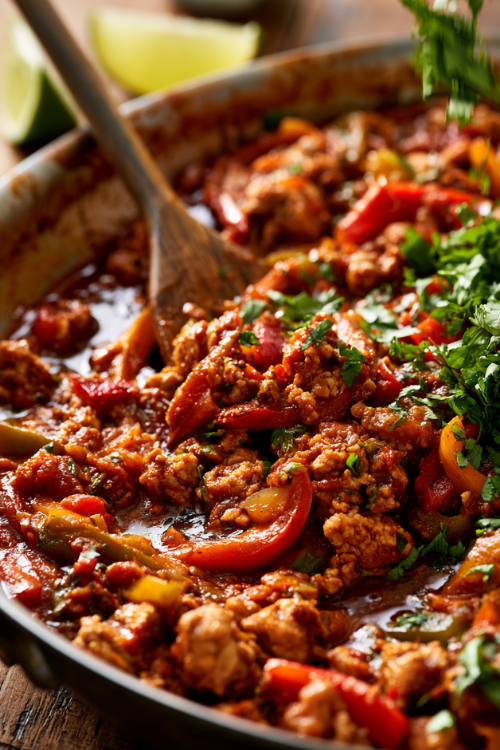 Tex-Mex Skillet Ground Turkey Bowl-one pan meal