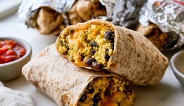 Tofu Scramble Breakfast Burritos